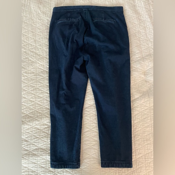 AG ADRIANO GOLDSCHMIED Hybrid Flat Front Twill Trouser in Indigo Size 36 - Picture 8 of 9